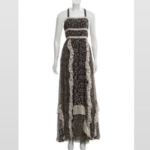 Ulla Johnson Floral Print Accented Dress